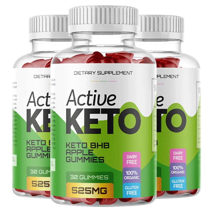 Active Keto BHB Apple Gummies 30s  - Buy 3 Get 2 Free for Weight Loss
