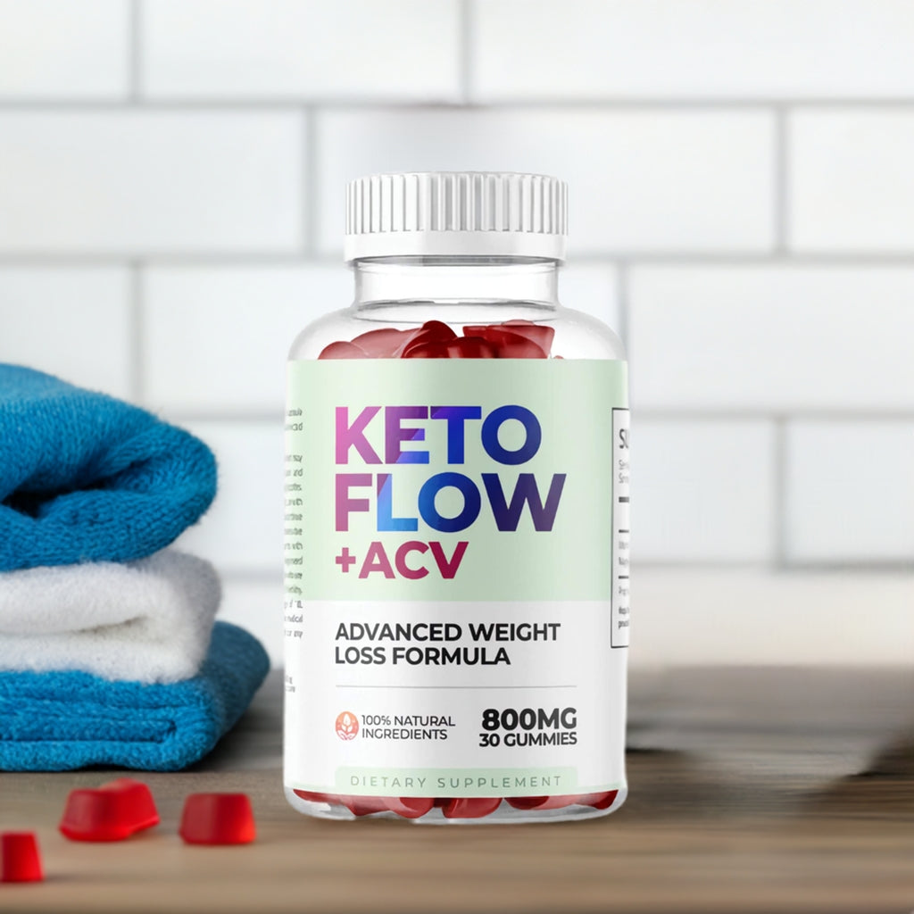 Keto Flow + ACV Gummies for Weight Loss - Buy 3 Get 2 Free